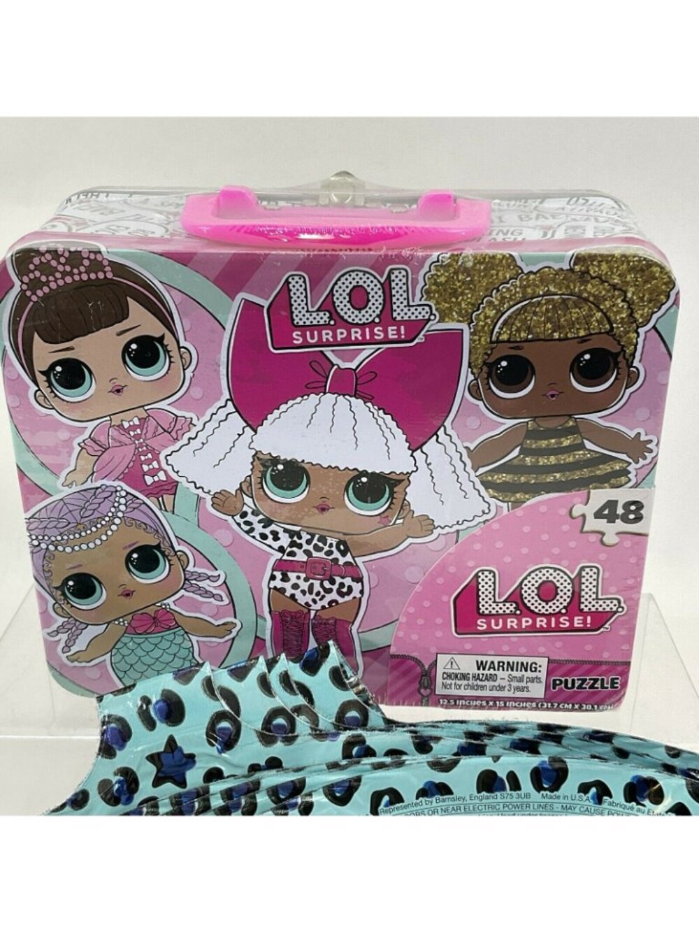 LOL Surprise! 48 Piece Cardinal Puzzle Collectors Lunch Box & 4 Mylar Balloons - Picture 2 of 8